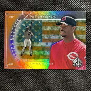 2000 Upper Deck SP Authentic #UN2 Ken Griffey Jr. United Nations Cincinnati Reds